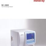 Ficha técnica de analizador para Hematologia Bc2800 Mindray