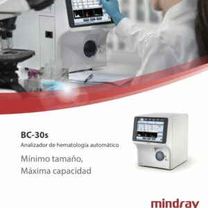 Ficha técnica de analizador para Hematologia BC30s Mindray En español