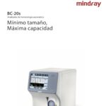 Ficha técnica del analizador para Hematologia BC20s Mindray español