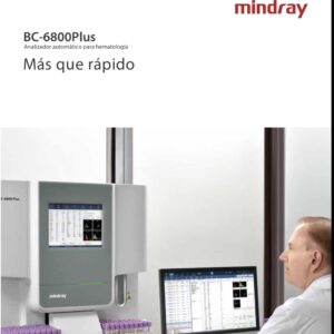 Ficha técnica del analizador para Hematologia BC6800 plus Mindray español