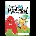 Libro para colorear abecedario español e inglés