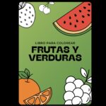 Libro para colorear frutas