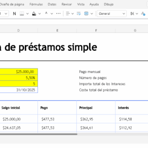Calculadora prestamos con intereses